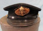 Japanese WWII Naval Officer Visor and Original Box
