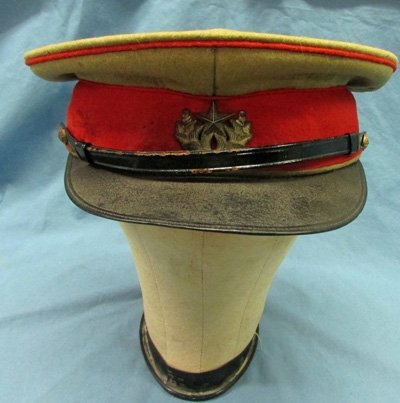  Japanese WWII, Imperial Guard, Army Officers Visor Hat — image 2