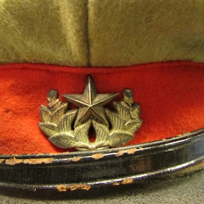  Japanese WWII, Imperial Guard, Army Officers Visor Hat — image 3