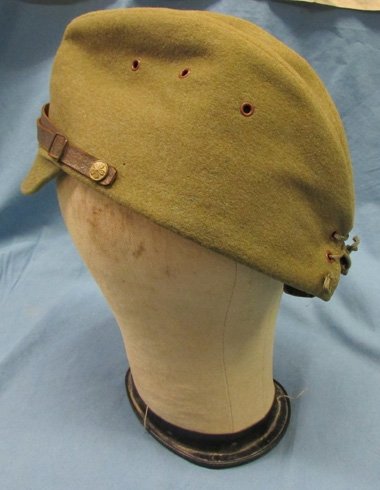  Japanese WWII, Army Officers Private Purchase, Wool Field Cap, Complete — image 3