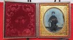US Civil War 1/6 Plate, Ambrotype, Little Boy In Uniform …