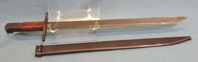  Japanese WWII Type 30 Bayonet, Tokyo Hourglass, Hikari Seiki — image 3