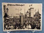 German Pre WWII Postcard, Oktoberfest 1938