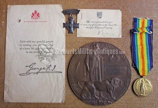  Canada WWI, Casualty Medal & Paperwork Lot, New Brunswick Regiment — image 2