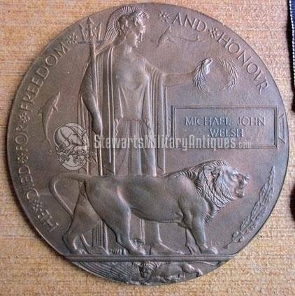  Canada WWI, Casualty Medal & Paperwork Lot, New Brunswick Regiment — image 3