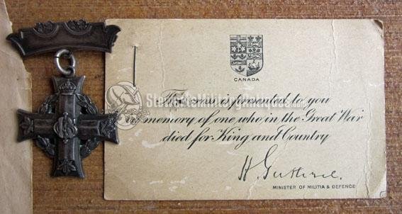  Canada WWI, Casualty Medal & Paperwork Lot, New Brunswick Regiment — image 4