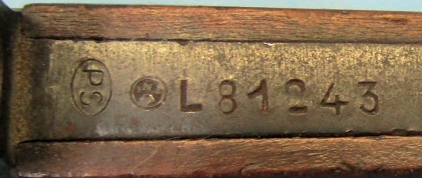  Italian, WWII M1938 Folding Blade Cacarno Bayonet & Scabbard — image 4