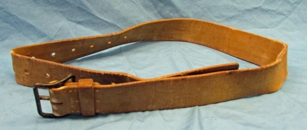  Japanese WWII Riflemans Rubberized Canvas Rifleman's Belt — image 2