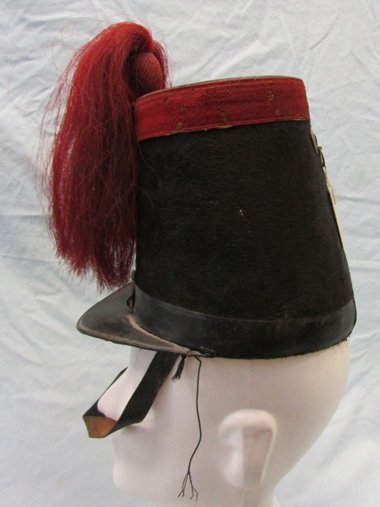  French Second Empire, Circa 1860, Garde Nationale Enlisted Artillery Shako — image 4