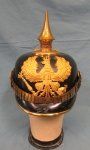 German Pre WWI, Prussian Infantry Officers Pickelhaube, Complete