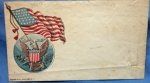 US Civil War Patriotic Envelope, 34 Star Flag