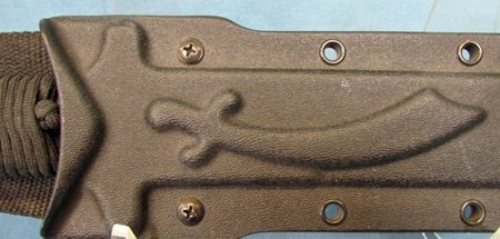  US Gulf War Era Ontario Knife Company Black Wind Katana — image 3