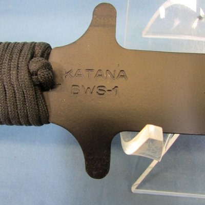  US Gulf War Era Ontario Knife Company Black Wind Katana — image 4