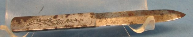  Japanese WWII Era Throwing Knife Dragon Design — image 2