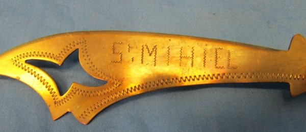  French WWI Trench Art Letter Opener St Mihiel, Lebel Bullet — image 3