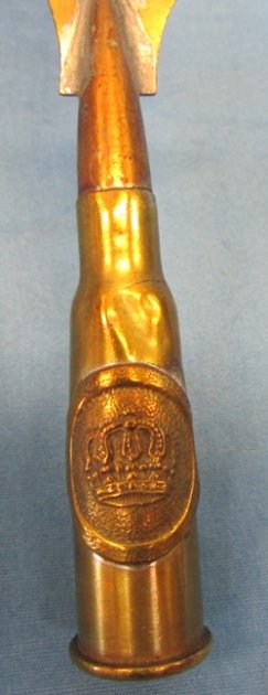  French WWI Trench Art Letter Opener St Mihiel, Lebel Bullet — image 4