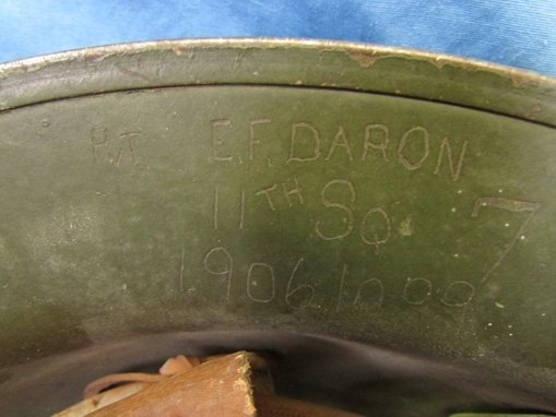  US WWII, Remarkable M1917-A1 Kelly Helmet, 11th Bombardment Sqd, Australia 1942 — image 11