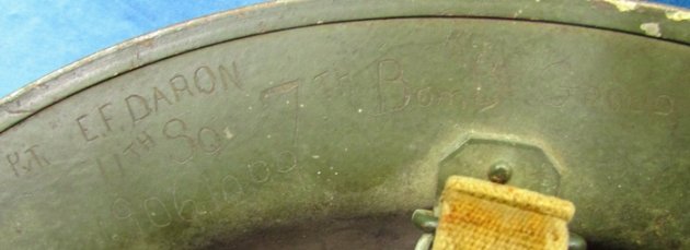  US WWII, Remarkable M1917-A1 Kelly Helmet, 11th Bombardment Sqd, Australia 1942 — image 12
