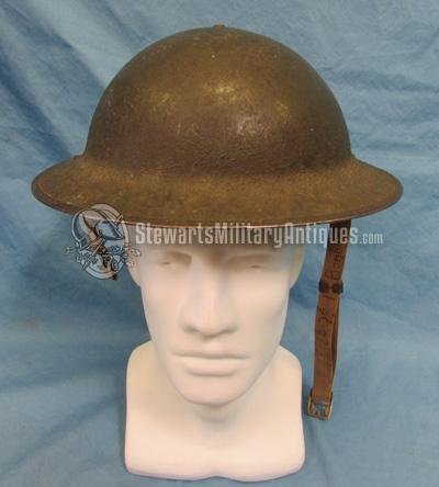  US WWII, Remarkable M1917-A1 Kelly Helmet, 11th Bombardment Sqd, Australia 1942 — image 2