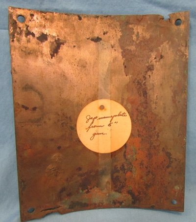  Japanese WWII 5 Inch Gun Data Plate — image 3