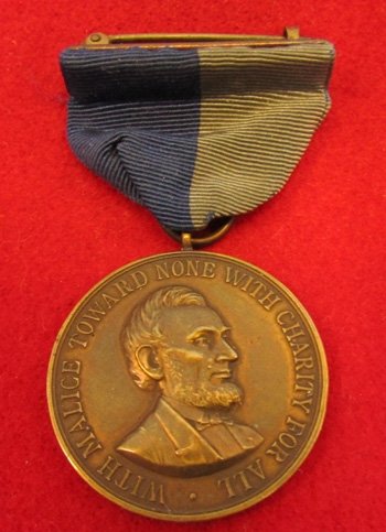  US Civil War Army Medal, M.No.1471, Original Ribbon — image 2