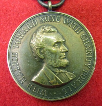  US Civil War Army Medal, M.No.1471, Original Ribbon — image 3