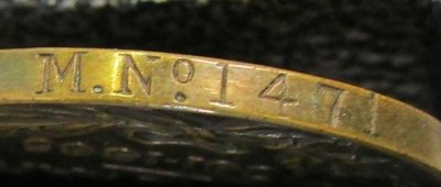  US Civil War Army Medal, M.No.1471, Original Ribbon — image 5