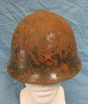Japanese WWII Army Helmet, Restoration Project