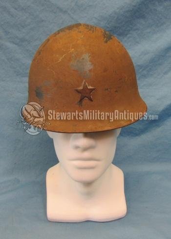  Japanese WWII Army Steel Helmet With Liner — image 2