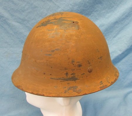  Japanese WWII Army Steel Helmet With Liner — image 4