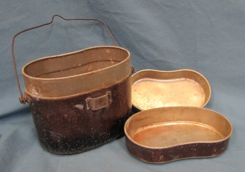  Japanese WWII Enlisted 3 Piece Messkit — image 3