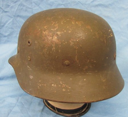  Spanish WWII, Model Z Steel Helmet, German M1935 Shell — image 3
