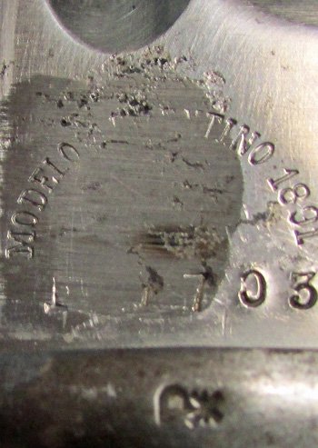  Argentine M1891 Mauser Bayonet, Aluminum Grip, Weyersberg Mfg, Matching — image 4