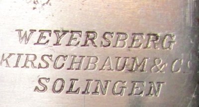  Argentine M1891 Mauser Bayonet, Aluminum Grip, Weyersberg Mfg, Matching — image 6