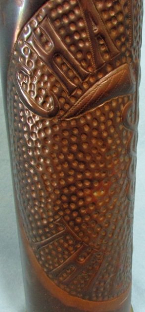  French WWI 75 mm Trench Art Vase, Chateau Thierry, Medical Corps — image 4