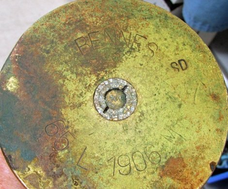  French WWI 75 mm Trench Art Vase, Chateau Thierry, Medical Corps — image 6