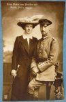 German WWI Postcard, Prince Oskar of Prussia, and Countess Ina …
