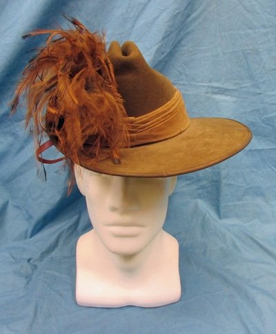  Australian Cold War Era Slouch Hat, Armored Troops Plume — image 2