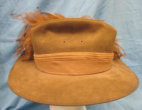  Australian Cold War Era Slouch Hat, Armored Troops Plume — image 5