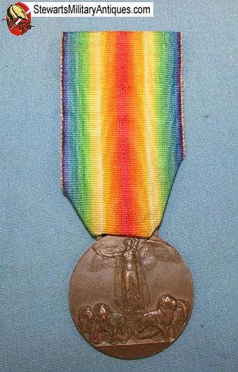  Italian WWI Victory Medal & Ribbon — image 2