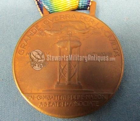 Italian WWI Victory Medal & Ribbon — image 5