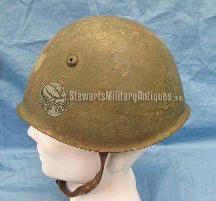  Italian WWII M33 Steel Helmet & Liner — image 2