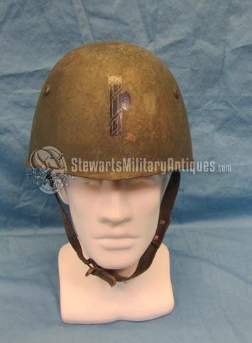  Italian WWII M33 Steel Helmet & Liner — image 3