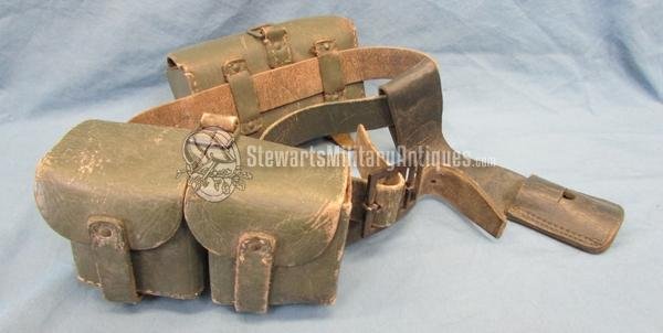  Italian WWII Four Piece Rifleman's Belt Set — image 2