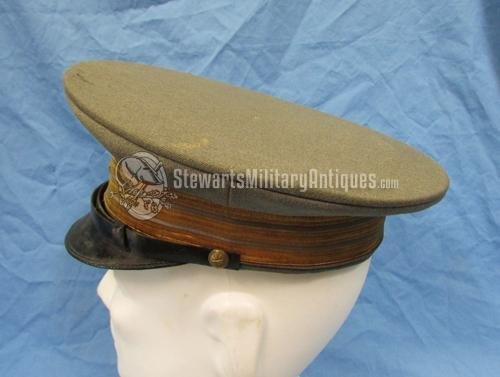  Italian WWII Fascist Militia Anti-Aircraft Officers Visor Hat — image 4