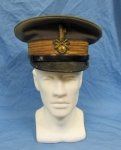 Italian WWII Fascist Militia Anti-Aircraft Officers Visor Hat