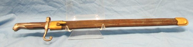  Italian M1871 Vetterli Rifle Bayonet, Torino, Long Spring — image 2