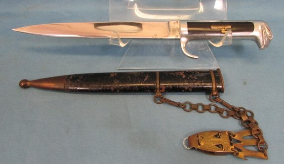  Italian WWII Fascist Leaders Dagger & Hangers — image 5