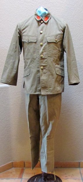  Japanese WWII Enlisted Summer Cotton Tunic & Breeches — image 2