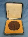Japanese WWII Naval Table Medal, Cased